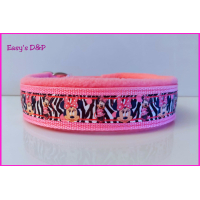 Halfcheck baby roze mini Mouse zebra